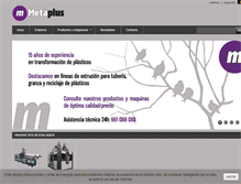 Tablet Screenshot of metaplus.es